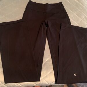 lululemon athletica Black Wide-Leg Flare Pants